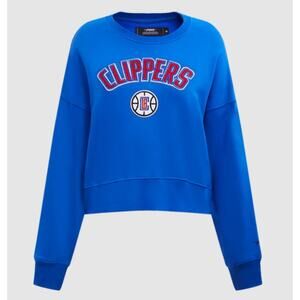 NWT NBA Los Angeles Clippers Classic Crewneck Sweatshirt Toyal Blue Women's XL